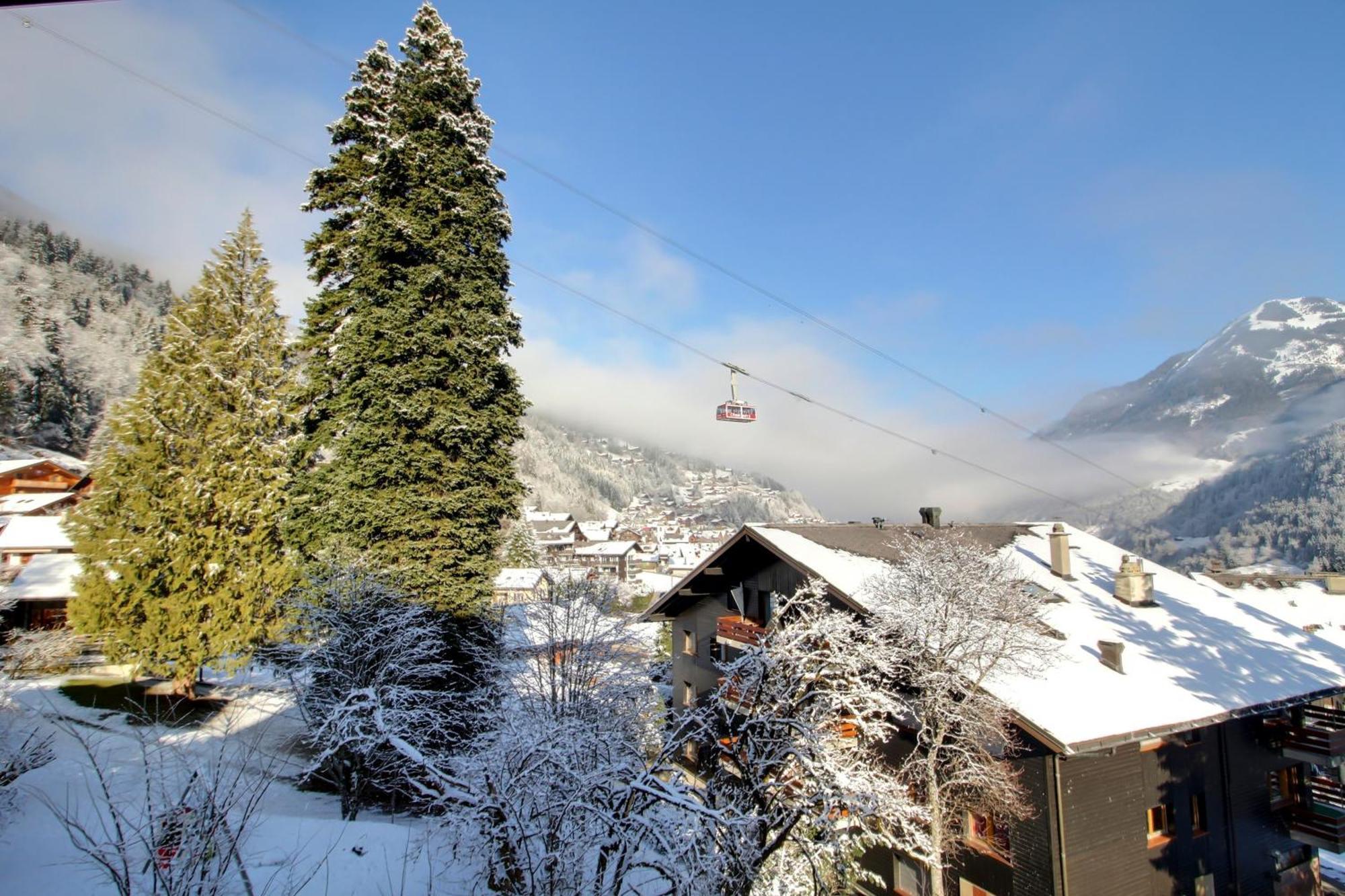 Ravines 45 Cocoon, Cozy & Chic Apartment Champery Exterior photo